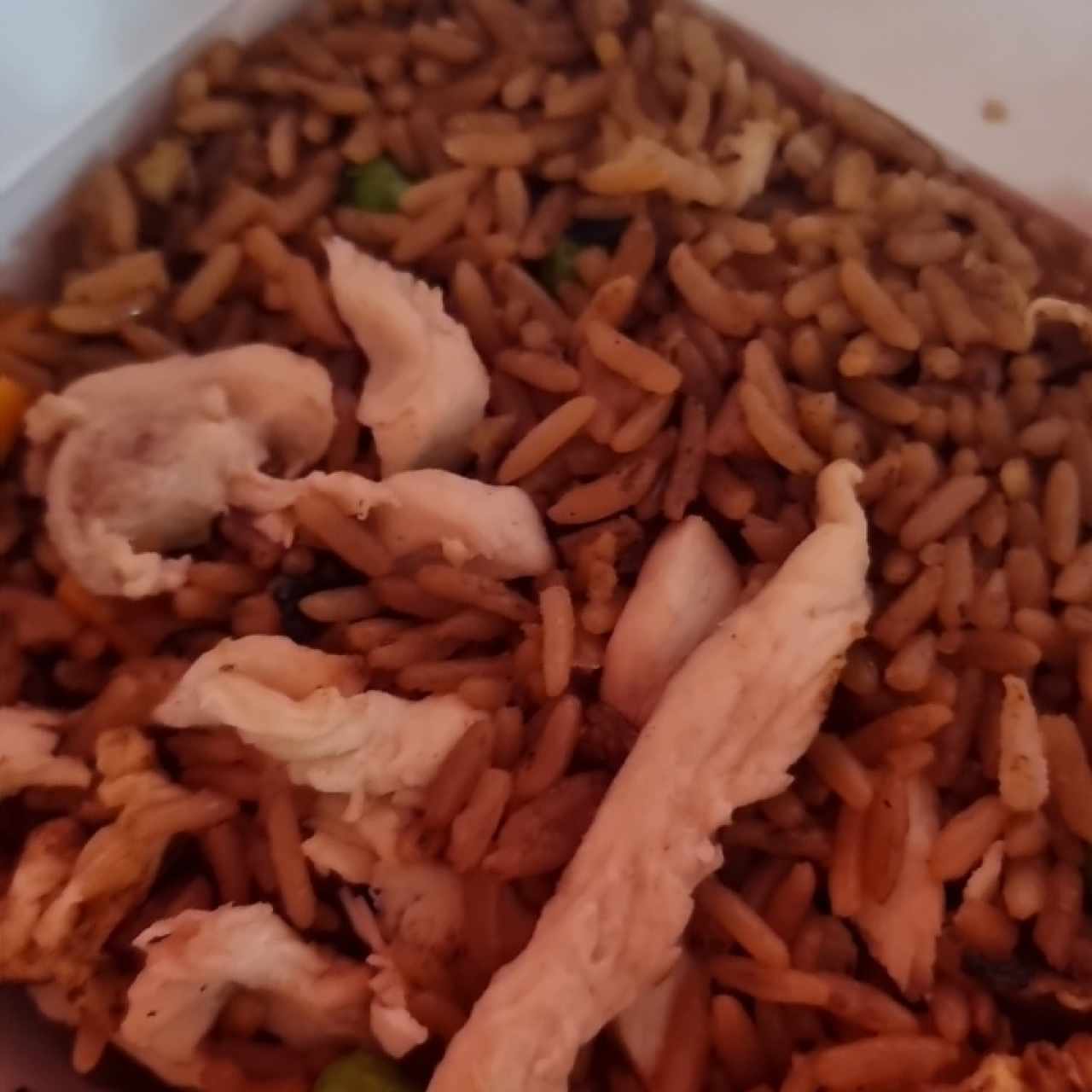 arroz frito de pollo