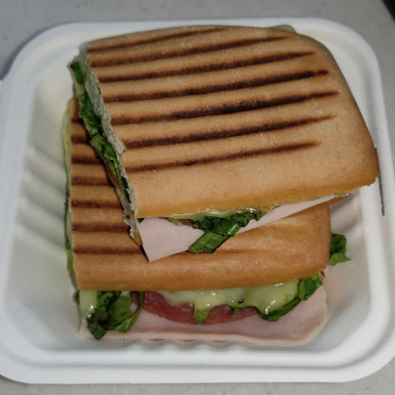 Panini Italiano en pan blanco