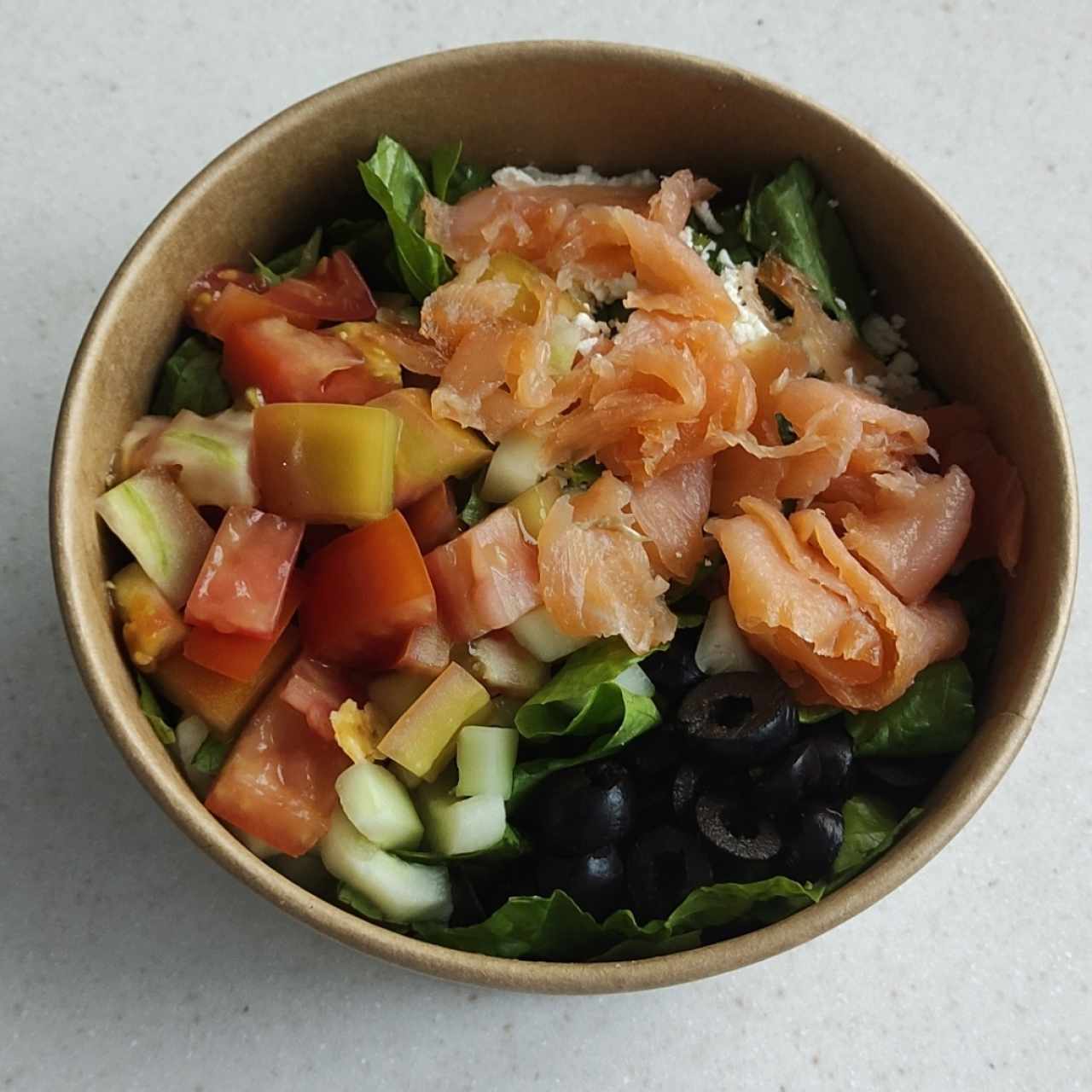 Ensaladas ~ Greek Salmon