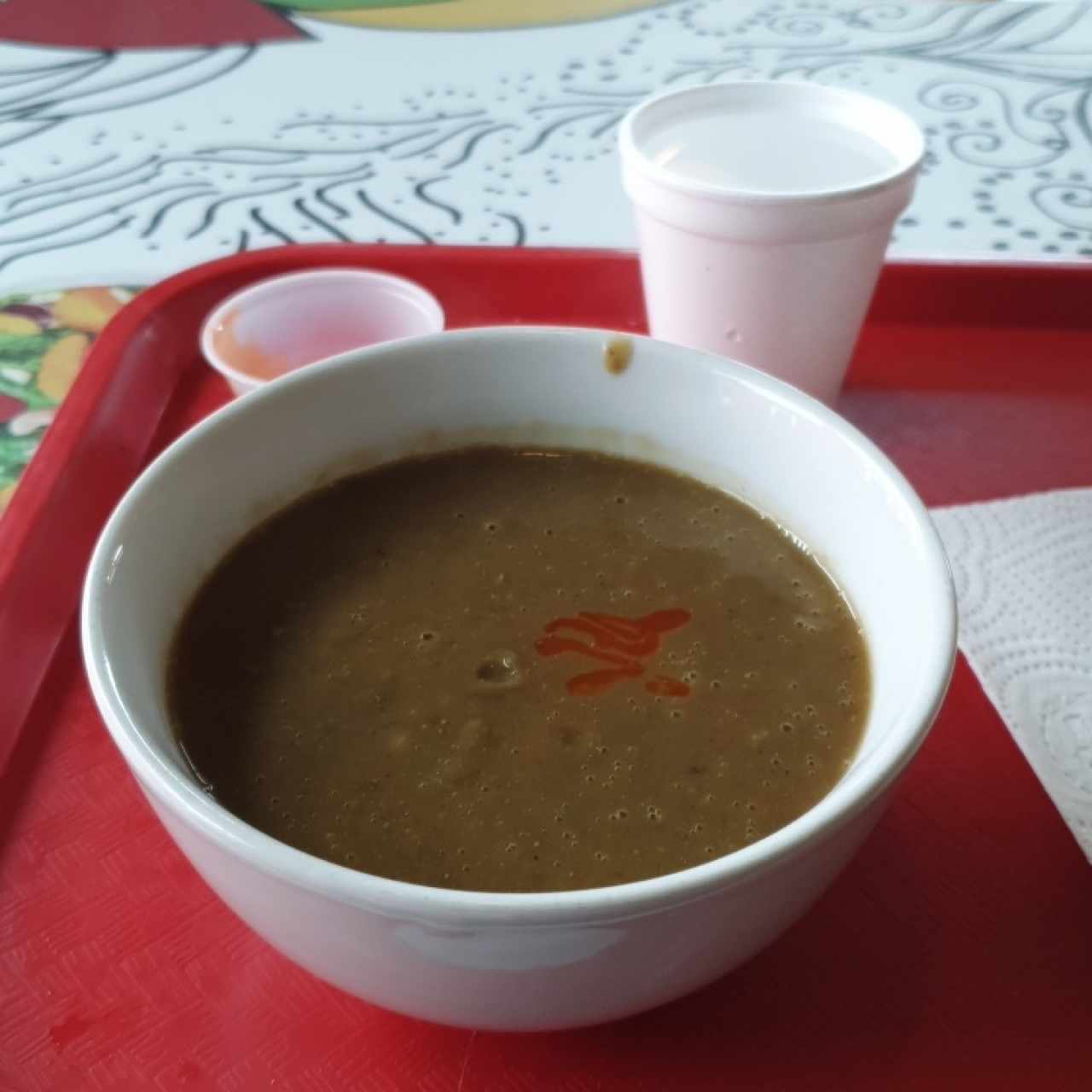 sopa de lentejas