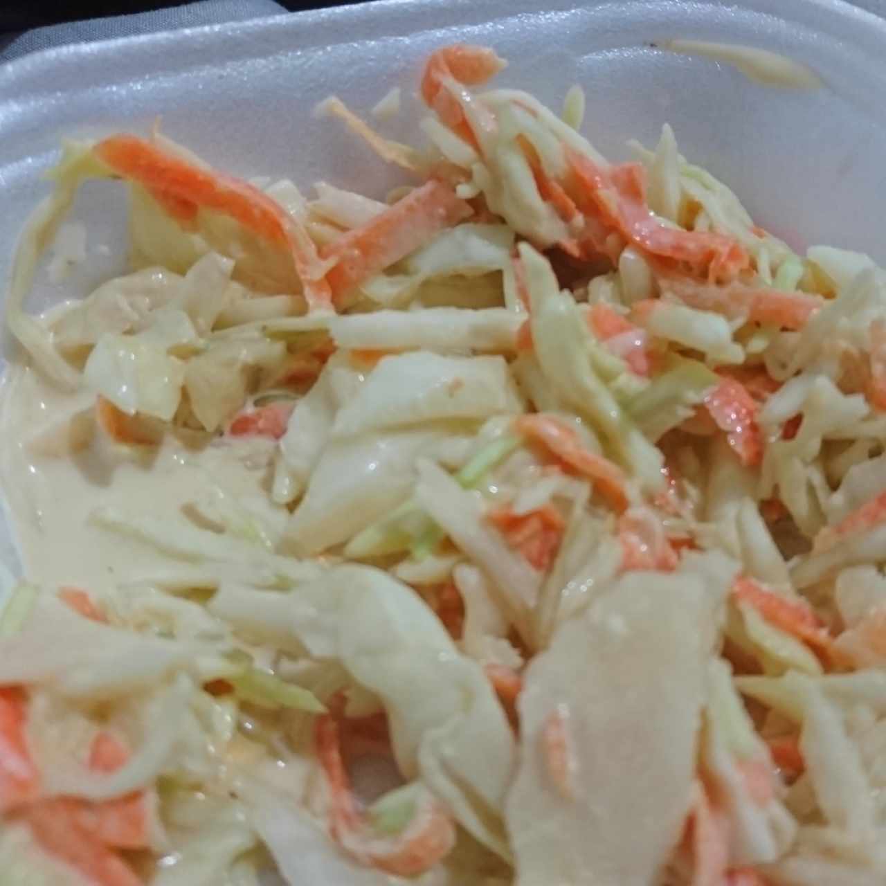 ensalada de repollo y zanahoria