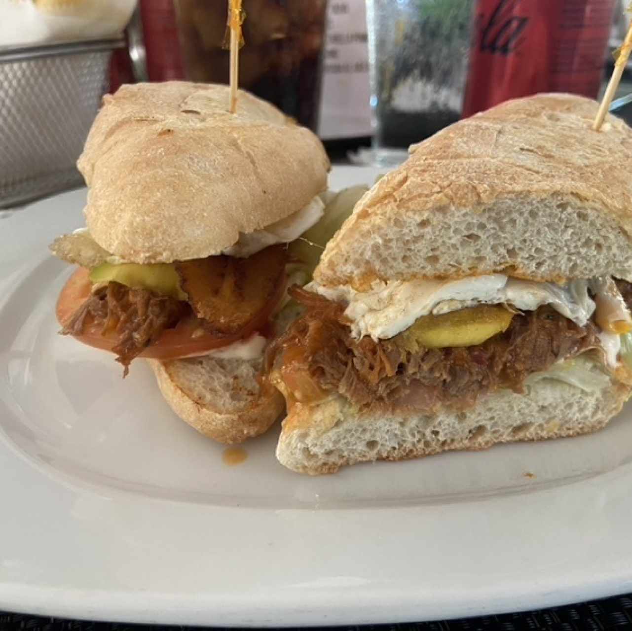 Emparedado de ropa vieja