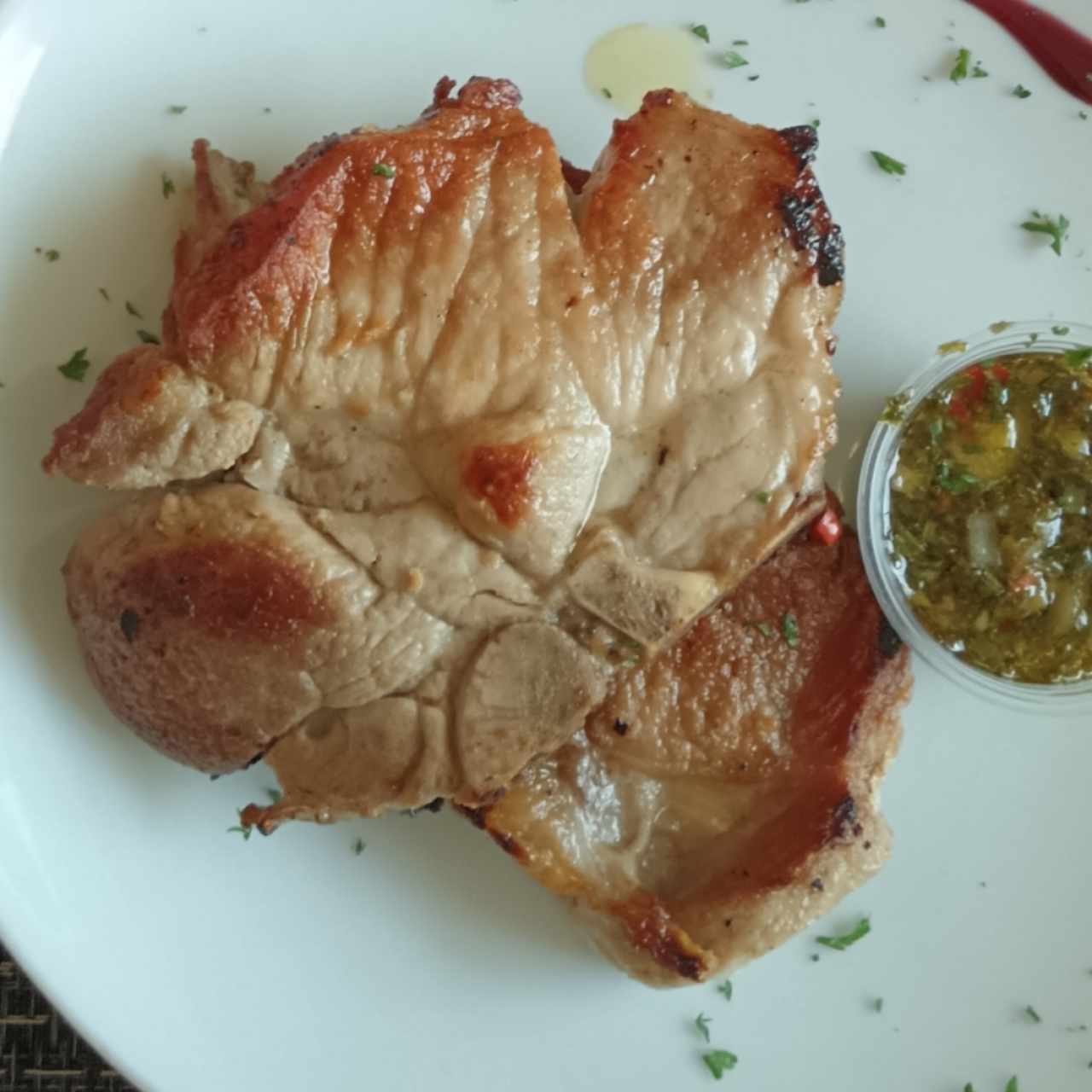 Chuleta de Cerdo al Carbón