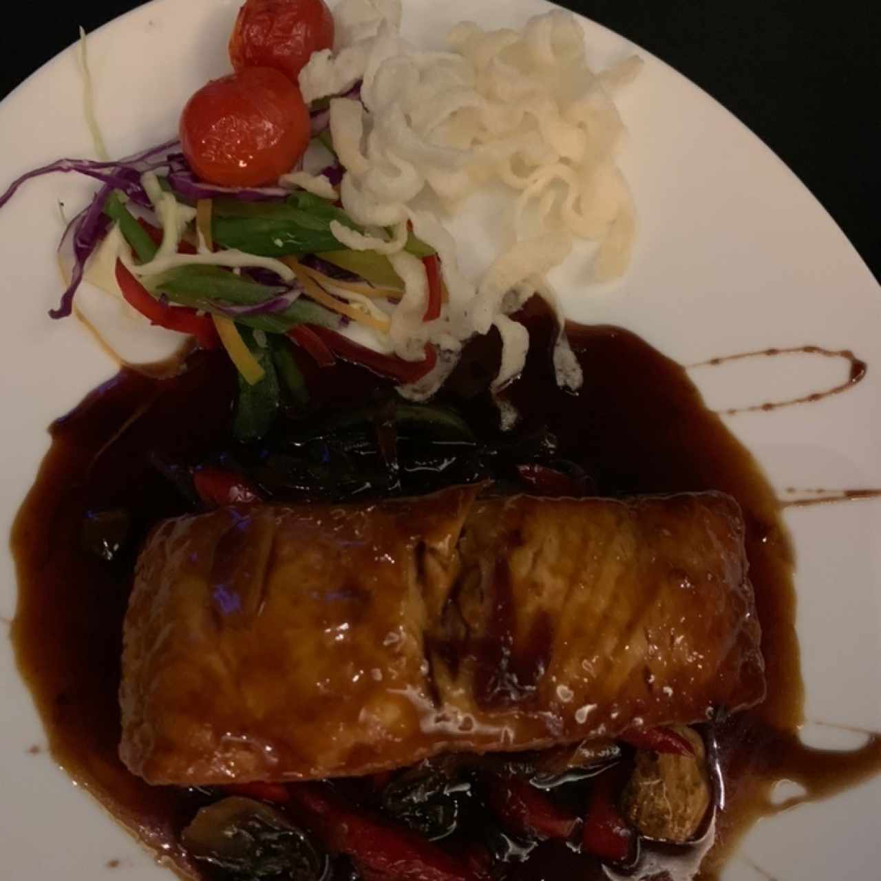 Salmón en salsa Teriyaki