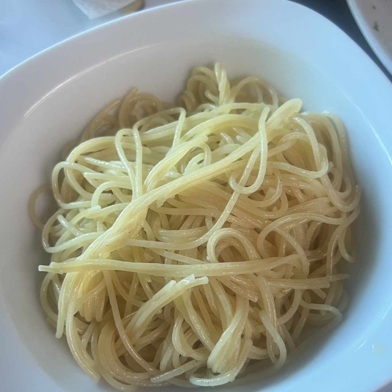 Espaguetti al oleo 