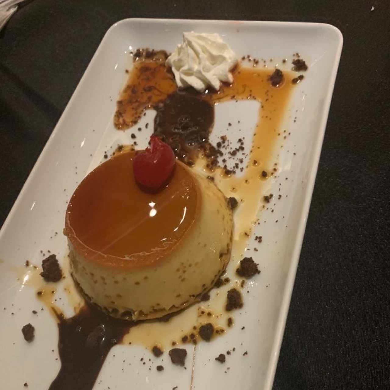 Flan de la casa