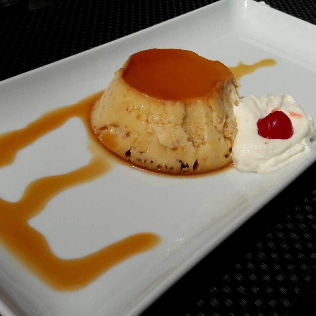 Flan de la casa