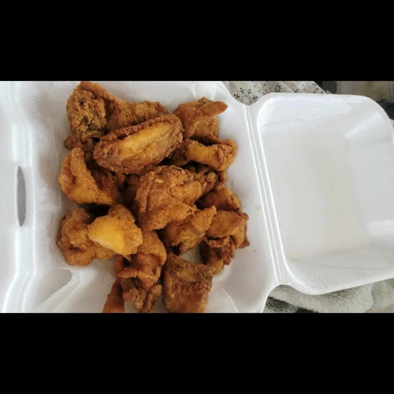 1/2 pollo Frito en Canasta