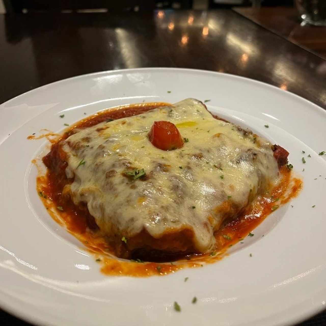 Lasagna de Carne Gratinada