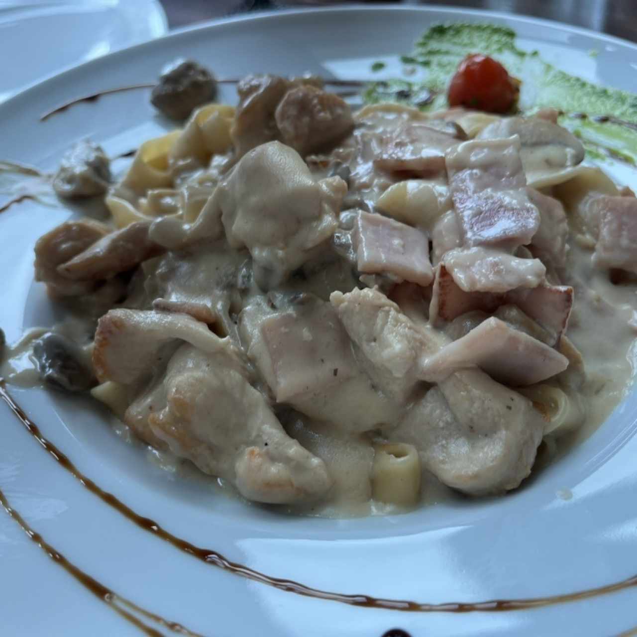 Alfredo con pollo 6/10