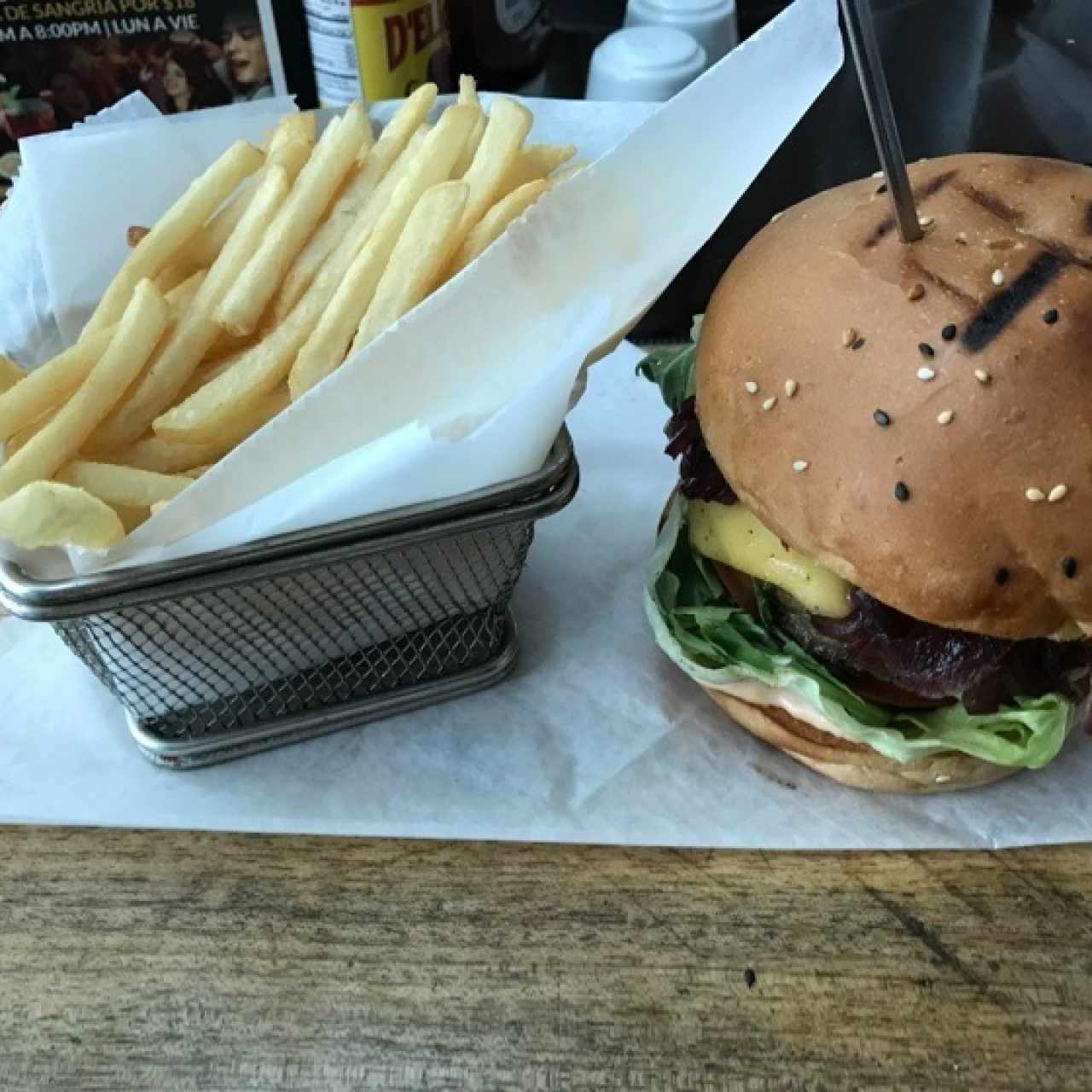 Hamburguesa Ron Abuelo