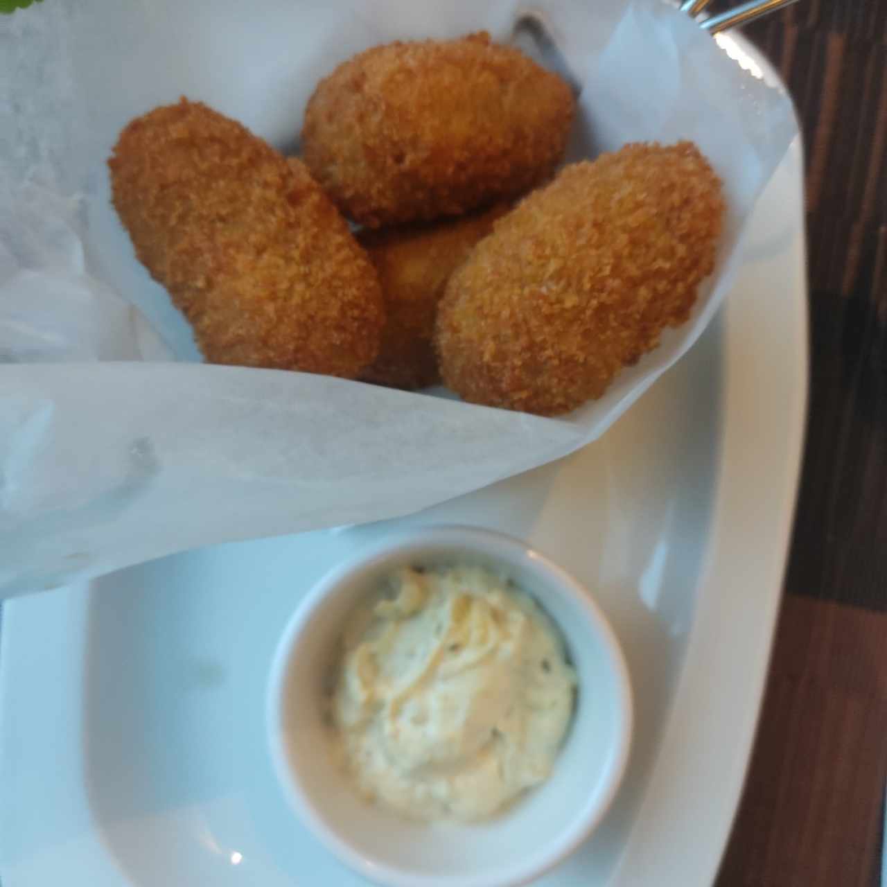 Croquetas de camarón 