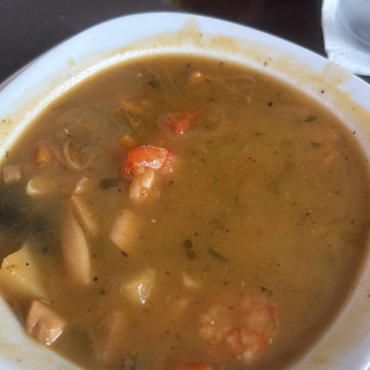 Sopa de marisco