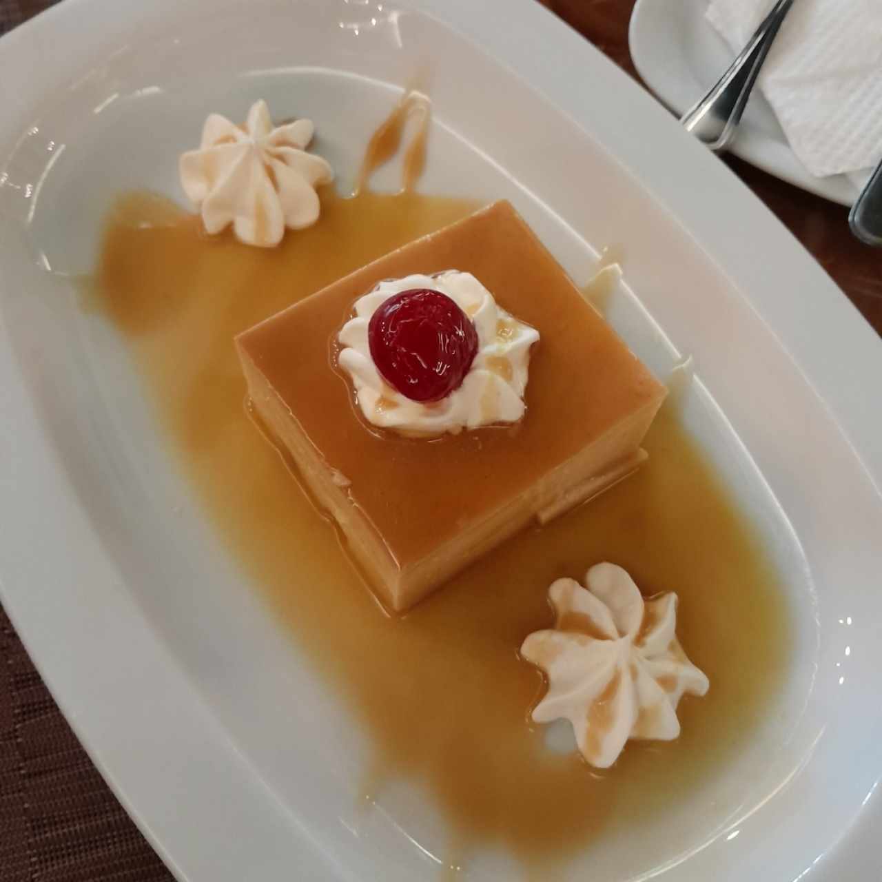 Flan de la casa