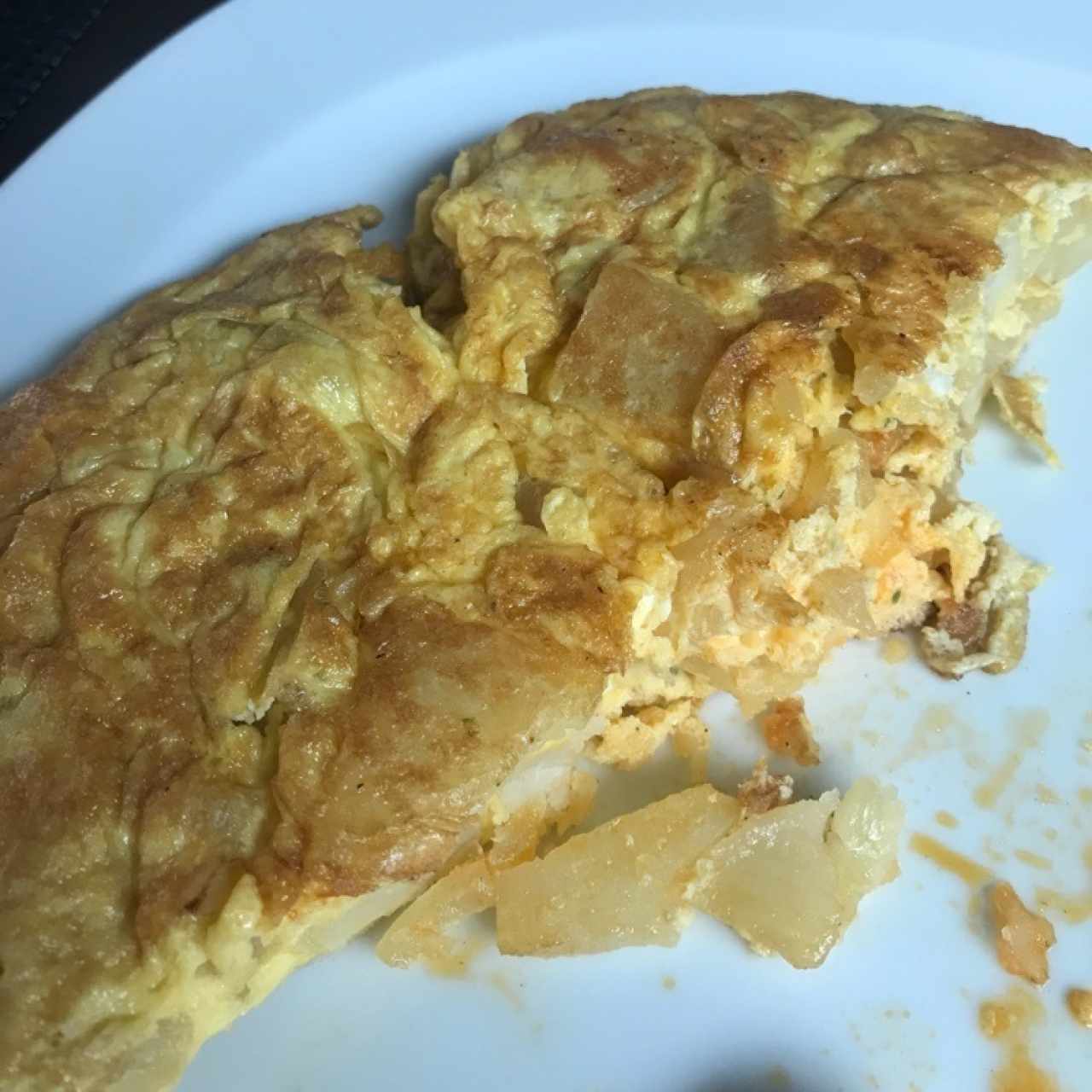 tortilla española con chorizo