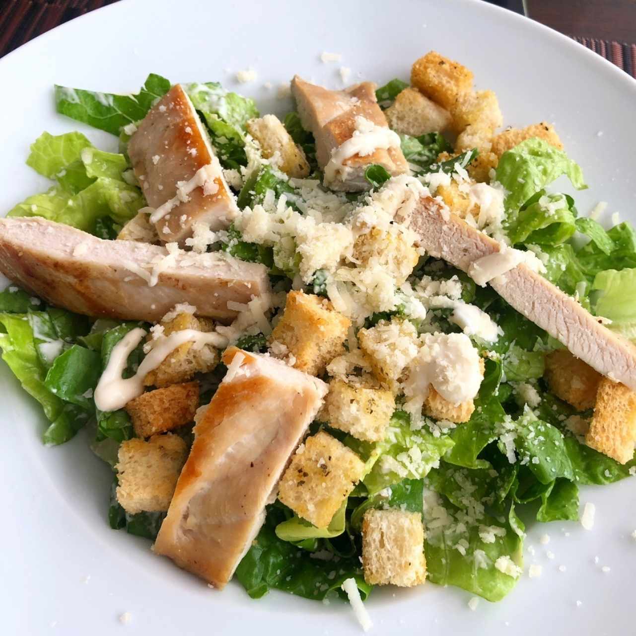 Ensalada caeser de pollo