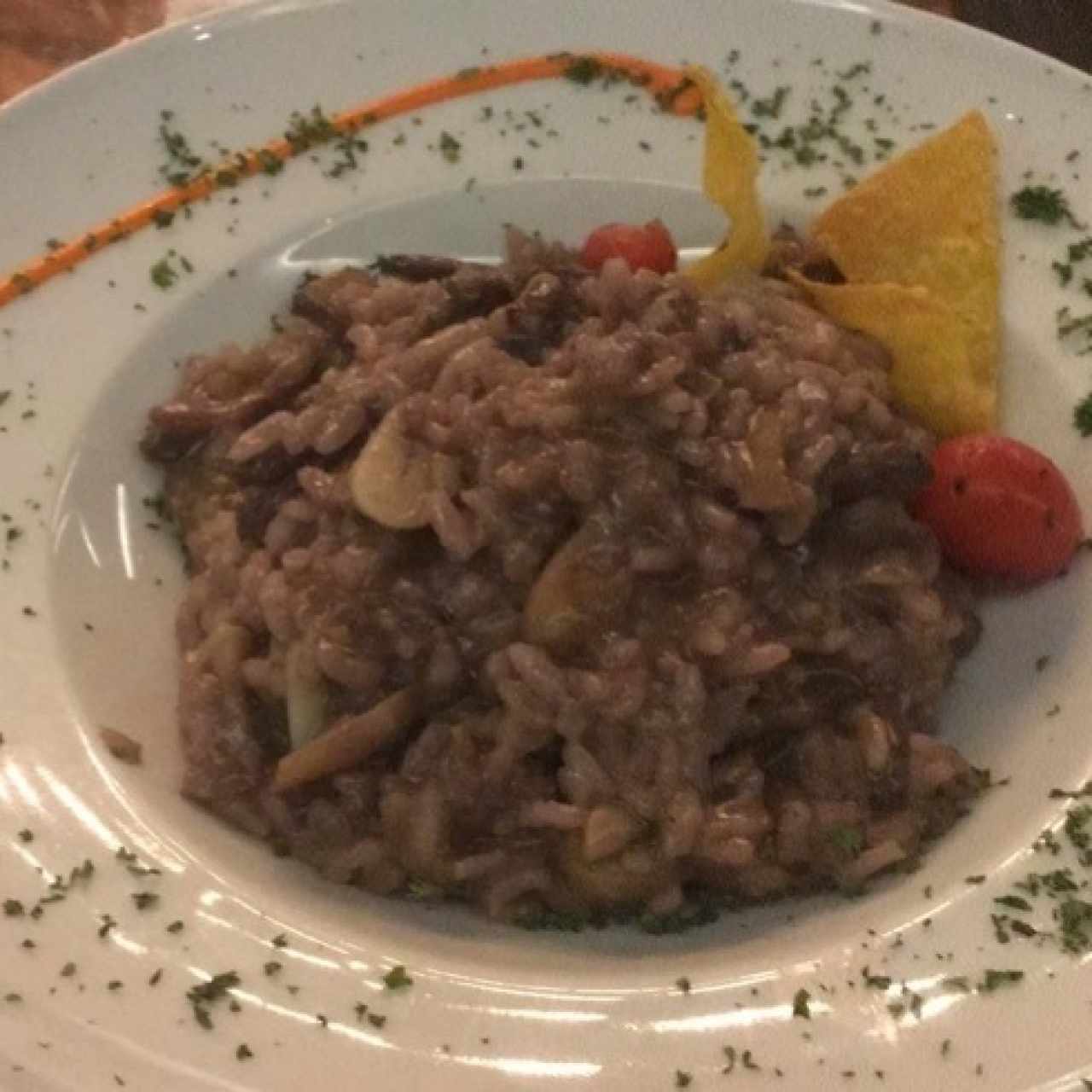 Risotto con entraña