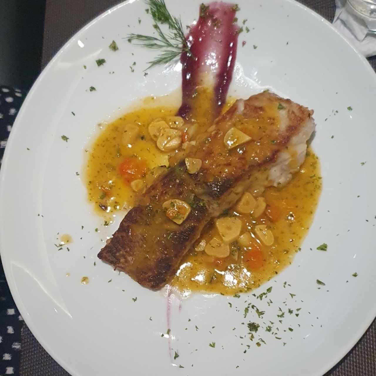 Corvina a la vasca