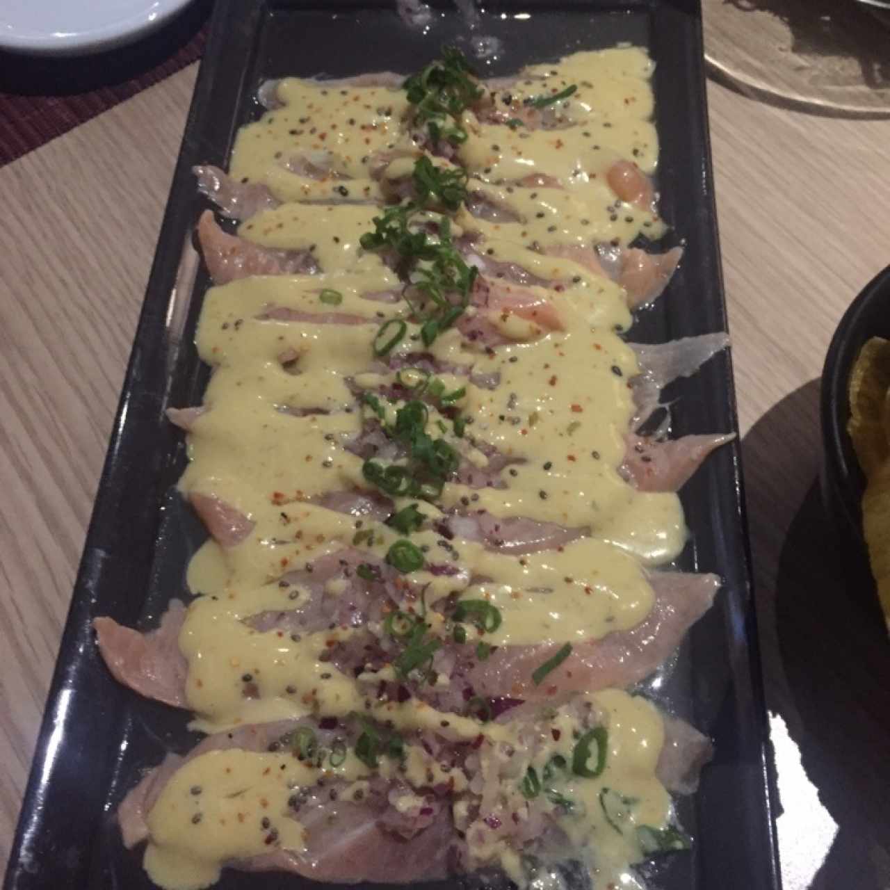 Tiradito favorito de salmón