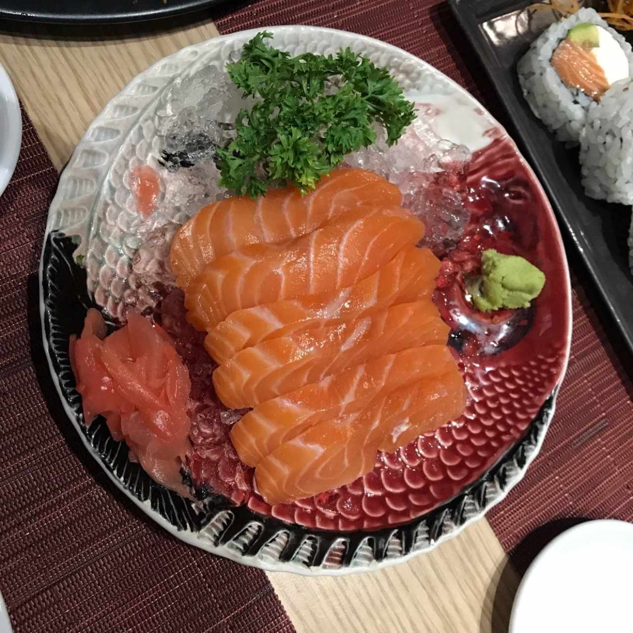 sashimi de salmon