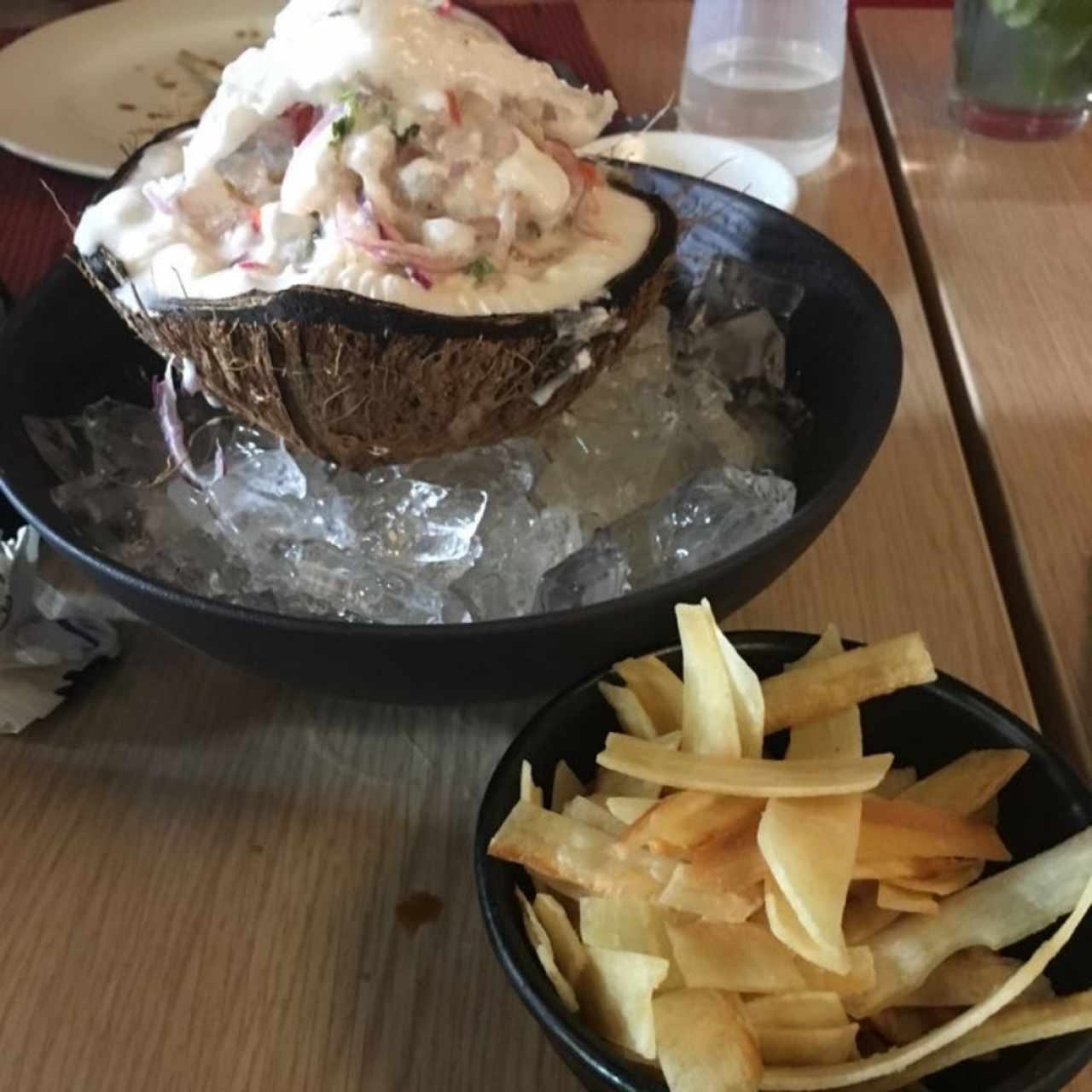 Ceviche de coco