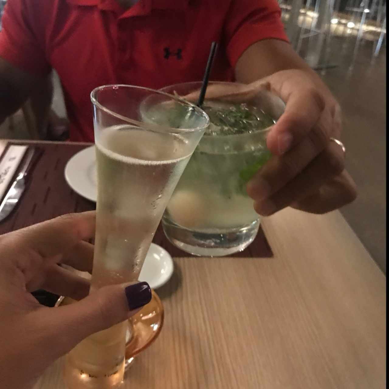 Promoción 2x1 en proseco y mojito (litchi)