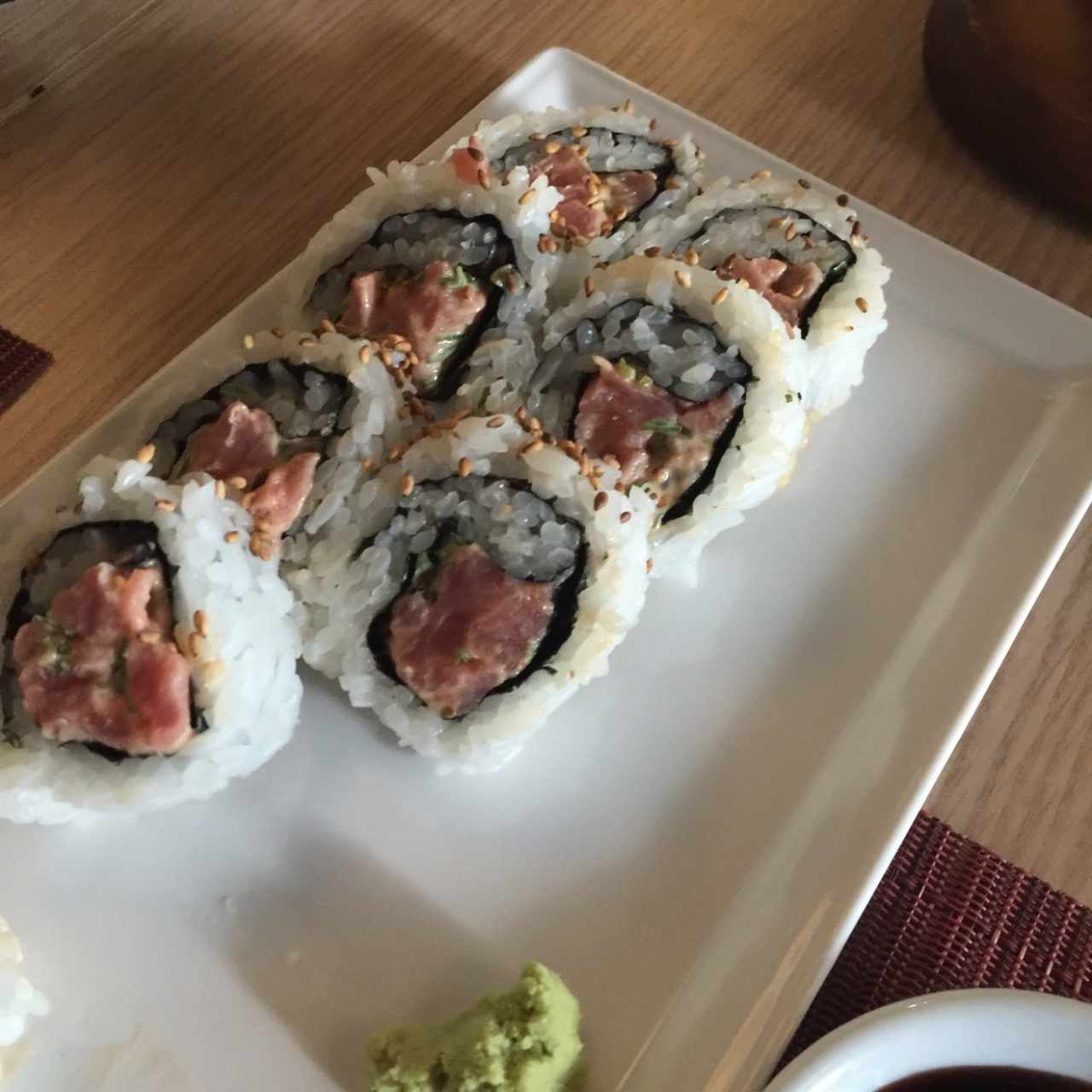 Rolls tempurizados - Spicy crunch tuna