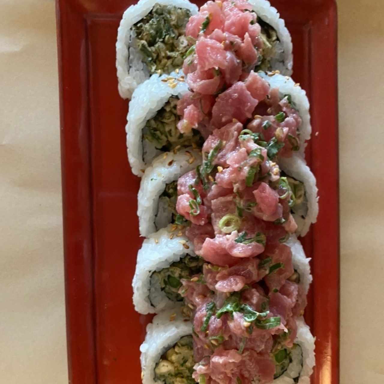 Rolls Tempurizados - Spicy Crunch Tuna