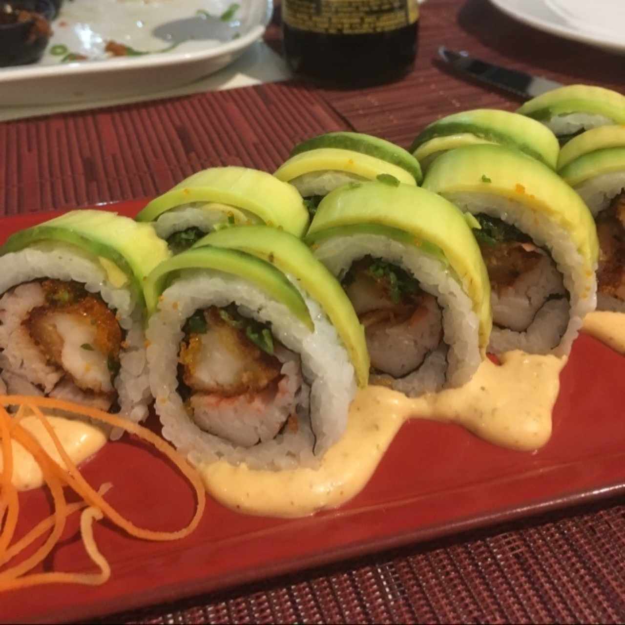 Rolls tempurizados - Dragón especial