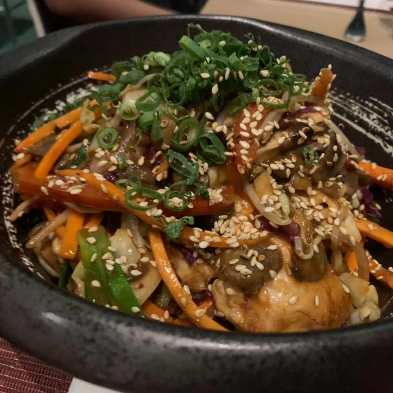 Wok Ramen de pollo