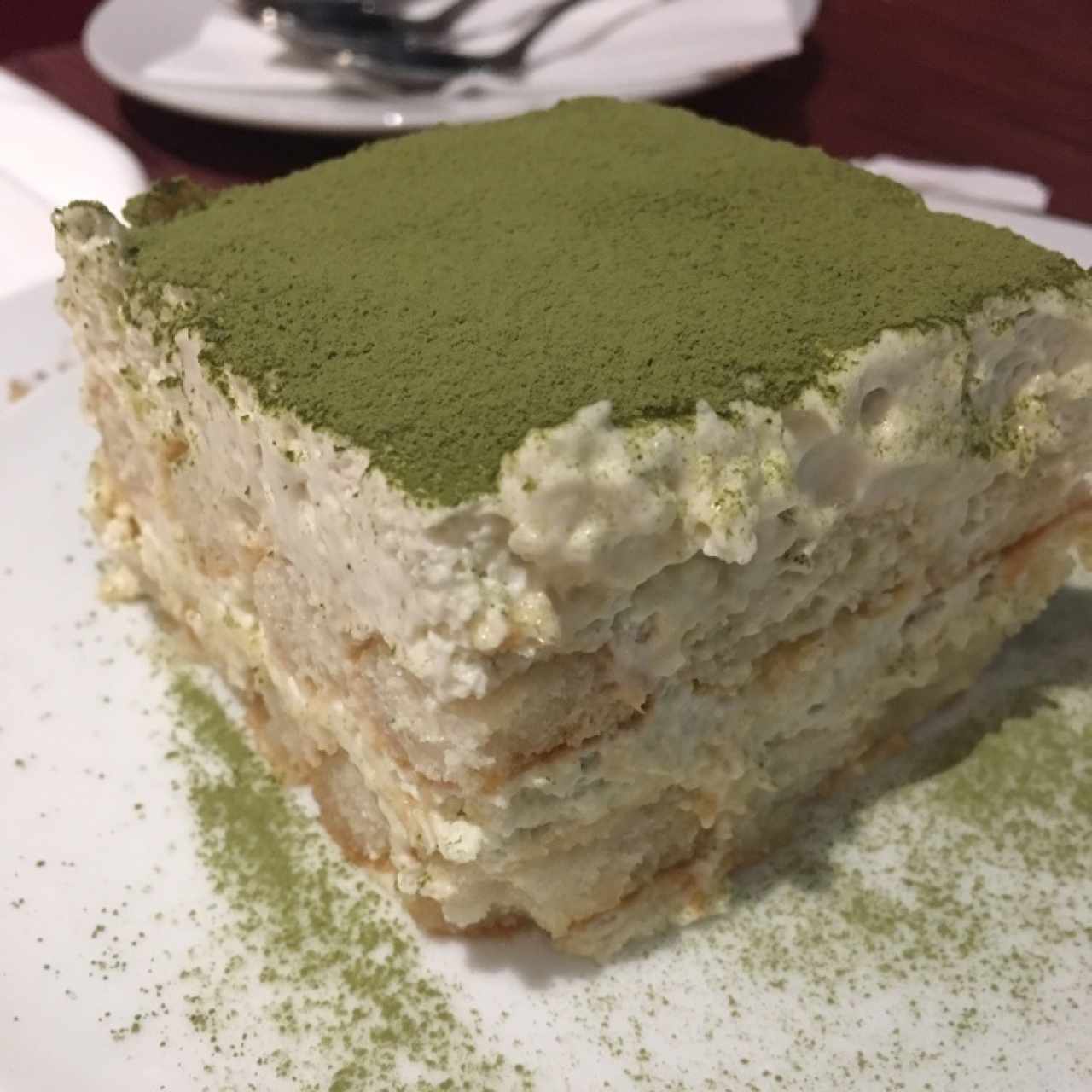 tiramisu de te verde y lychee