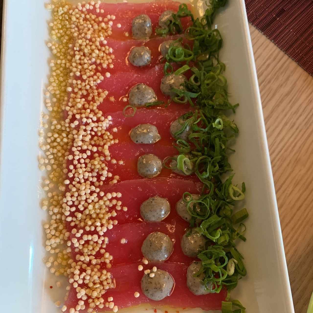 tataki de tuna al tartufo