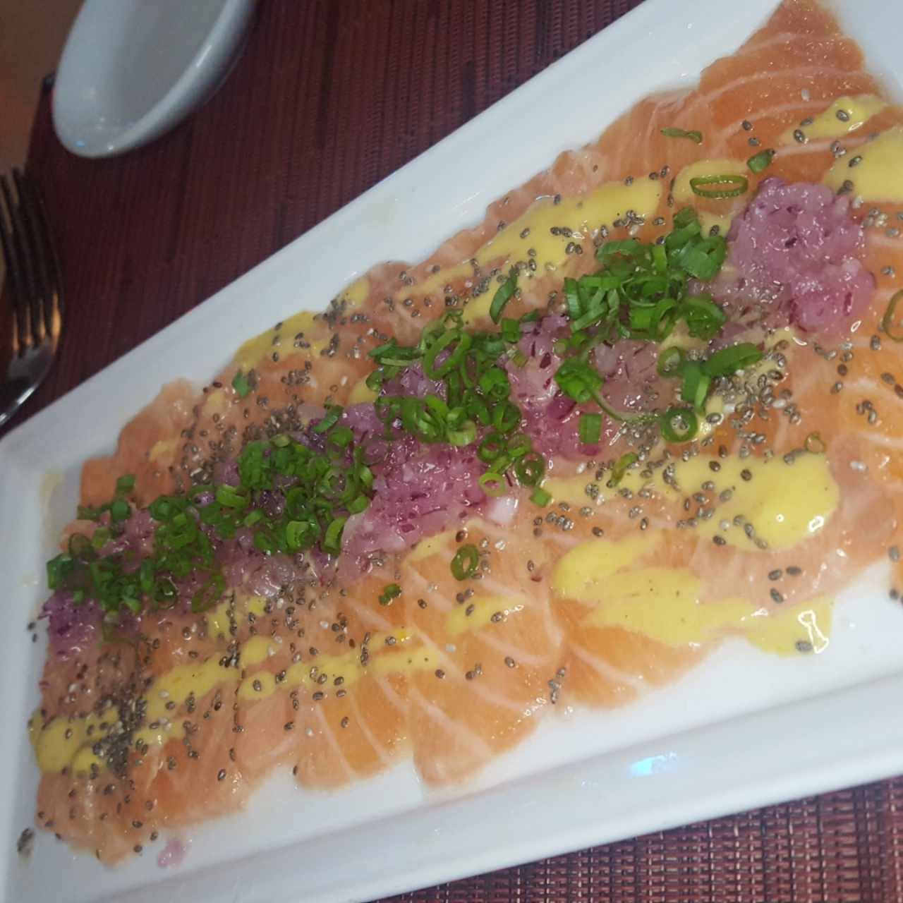 Tiradito favorito de salmón