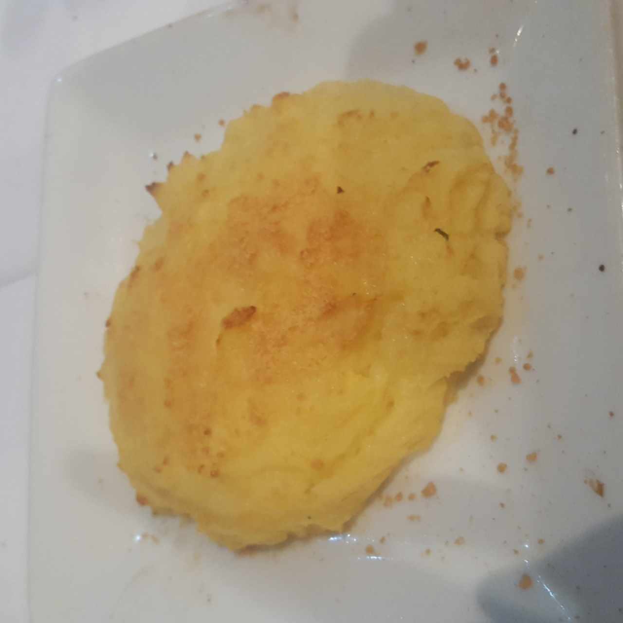 puré de papas gratinado