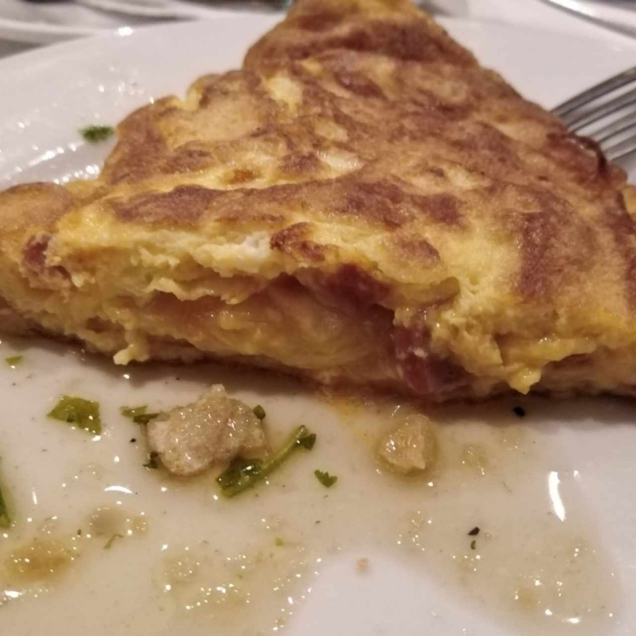 Tortilla de chorizo 