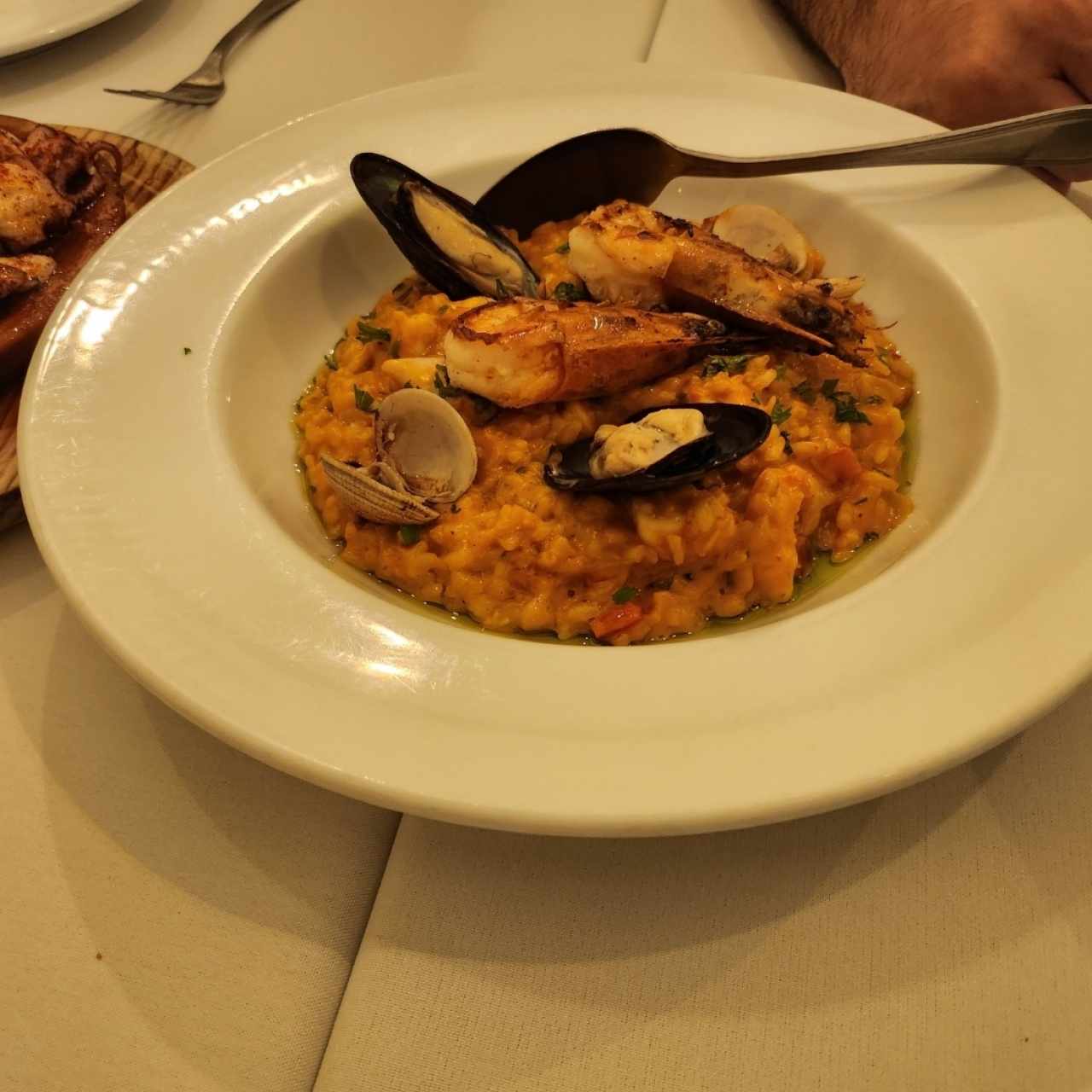 Arroz Caldoso con Mariscos