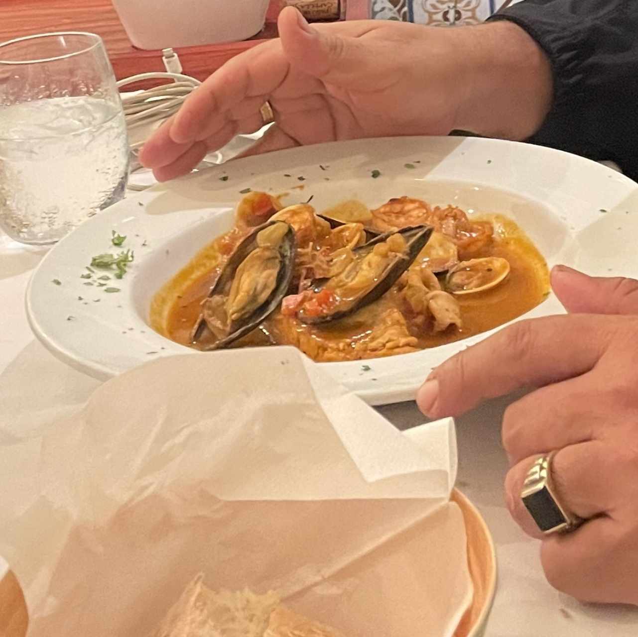 Cazuela de mariscos