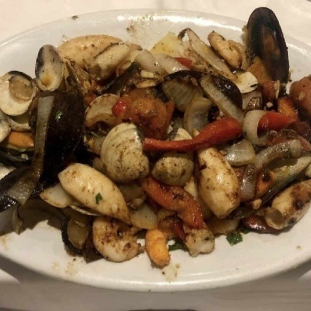 Mariscos a la parrilla