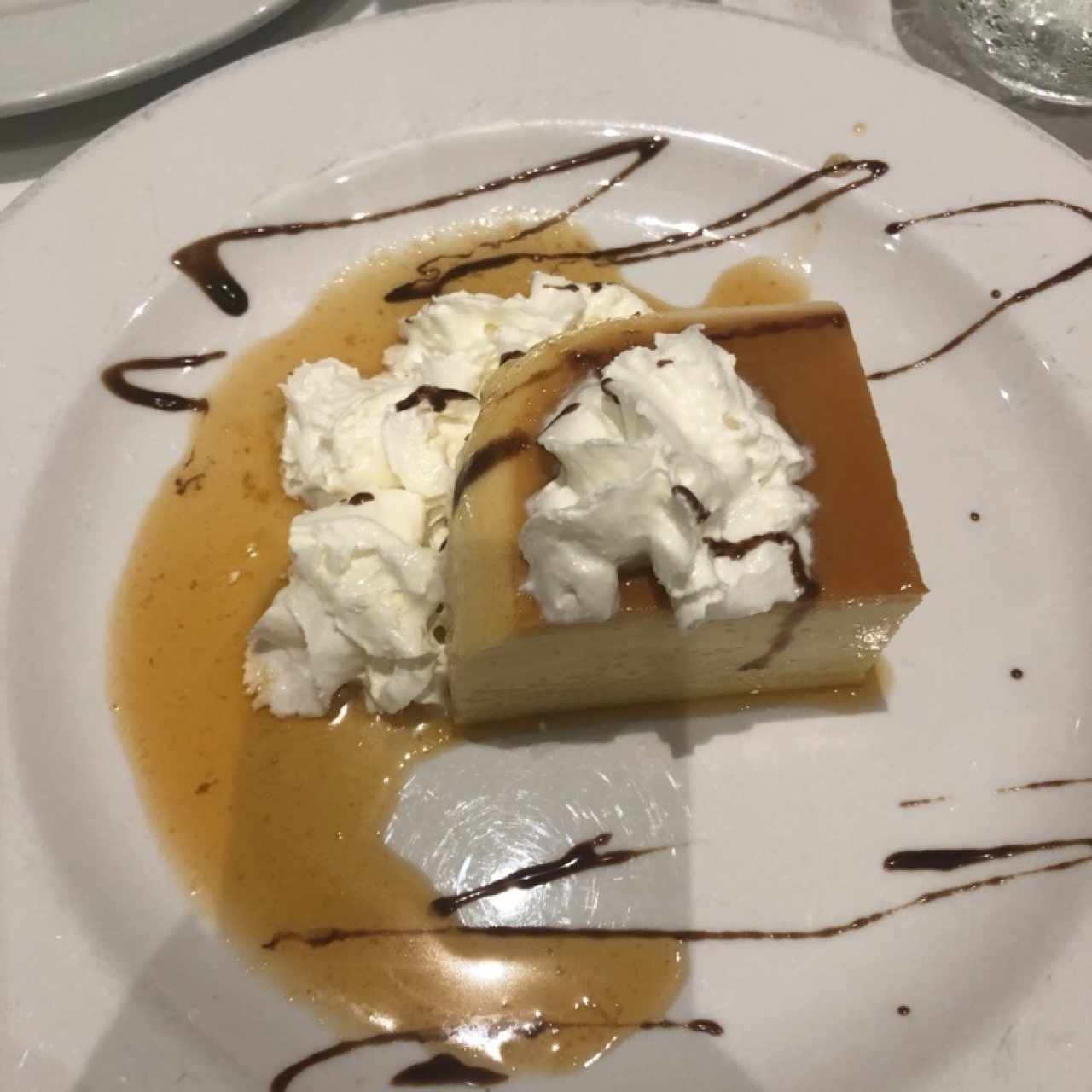 Flan de la casa