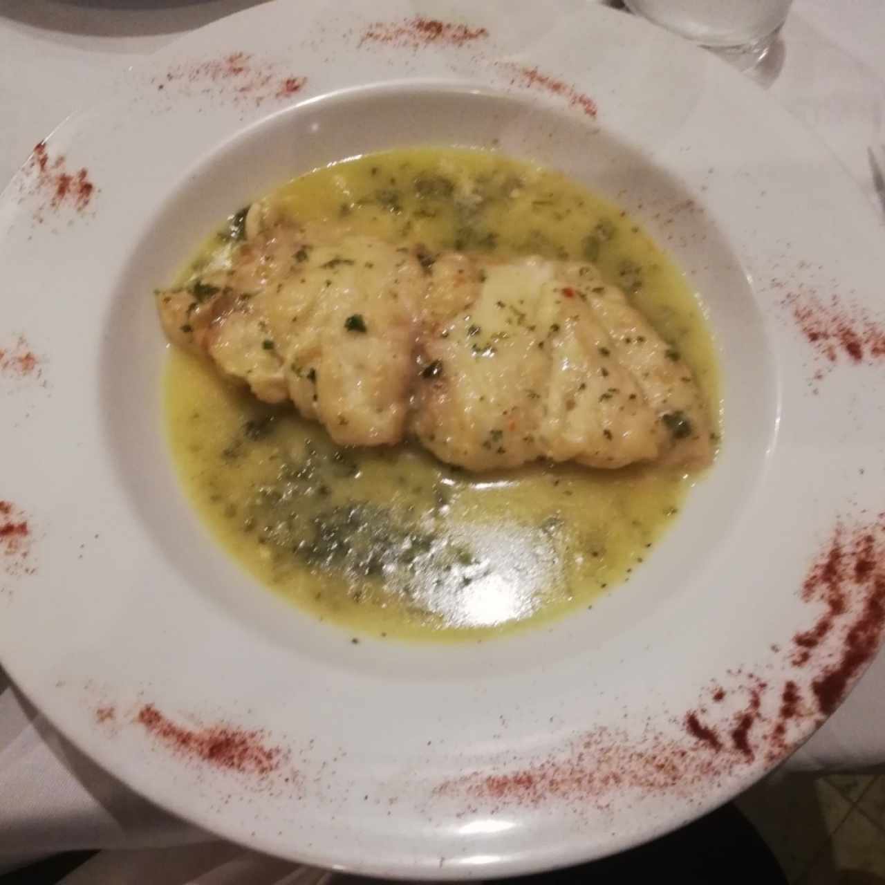 mero en salsa verde