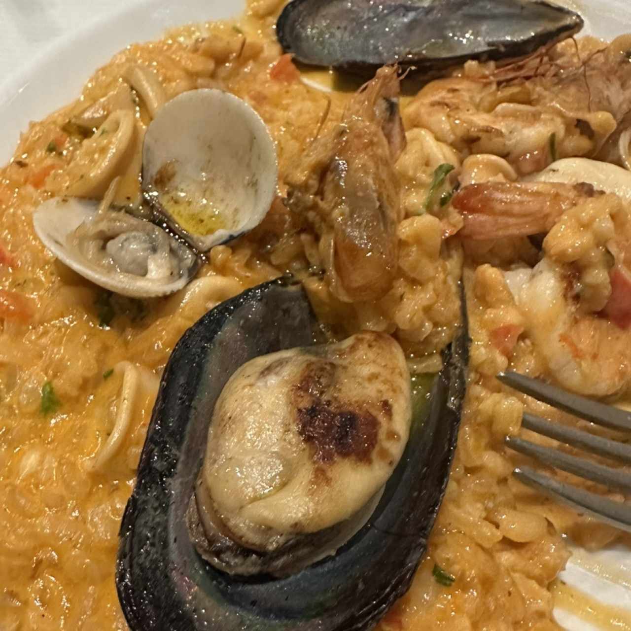 Arroz Caldoso con Mariscos
