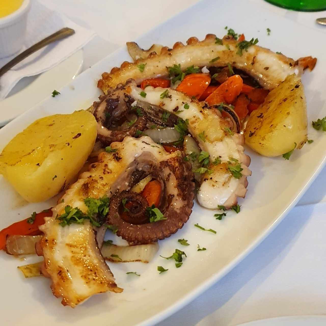 Pulpo a la parrilla