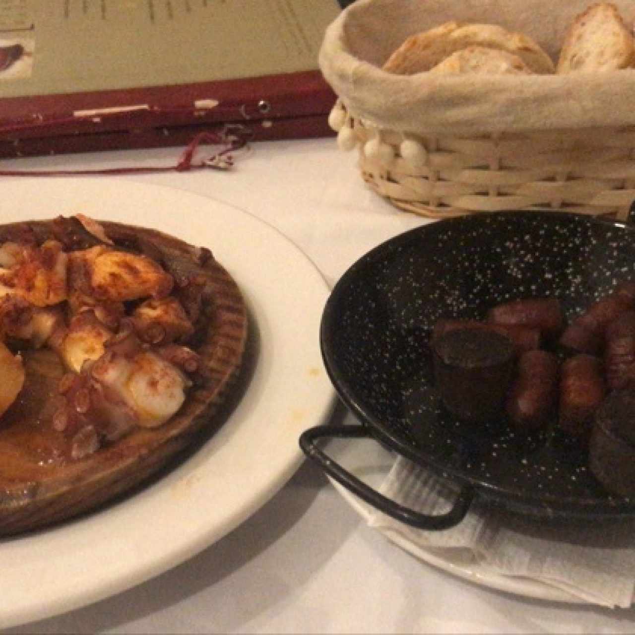 Pulpo a la Gallega & Chistorra y Morcilla