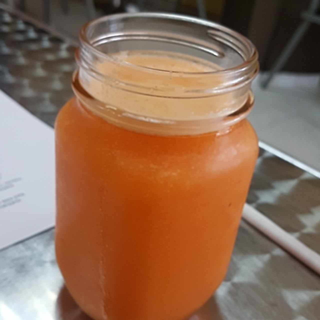 Licuado de naranja zanahoria 