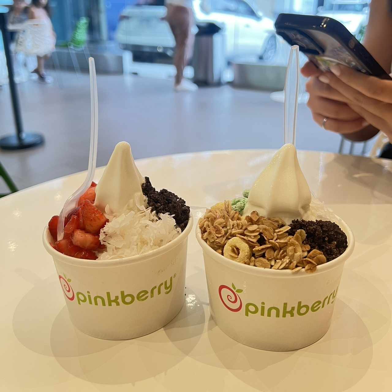 Frozen Yogurt con Toppings