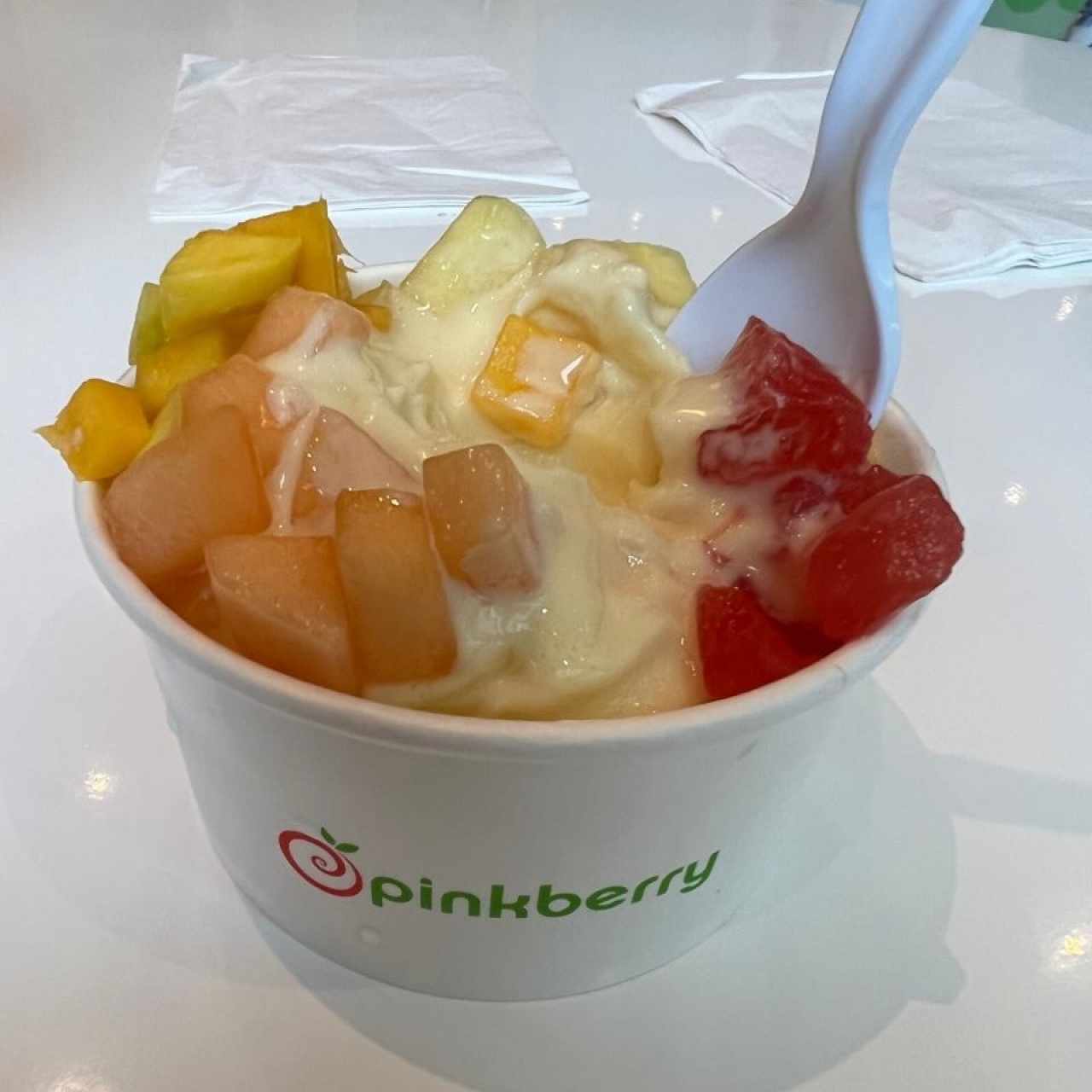 Frozen Yogurt con Toppings