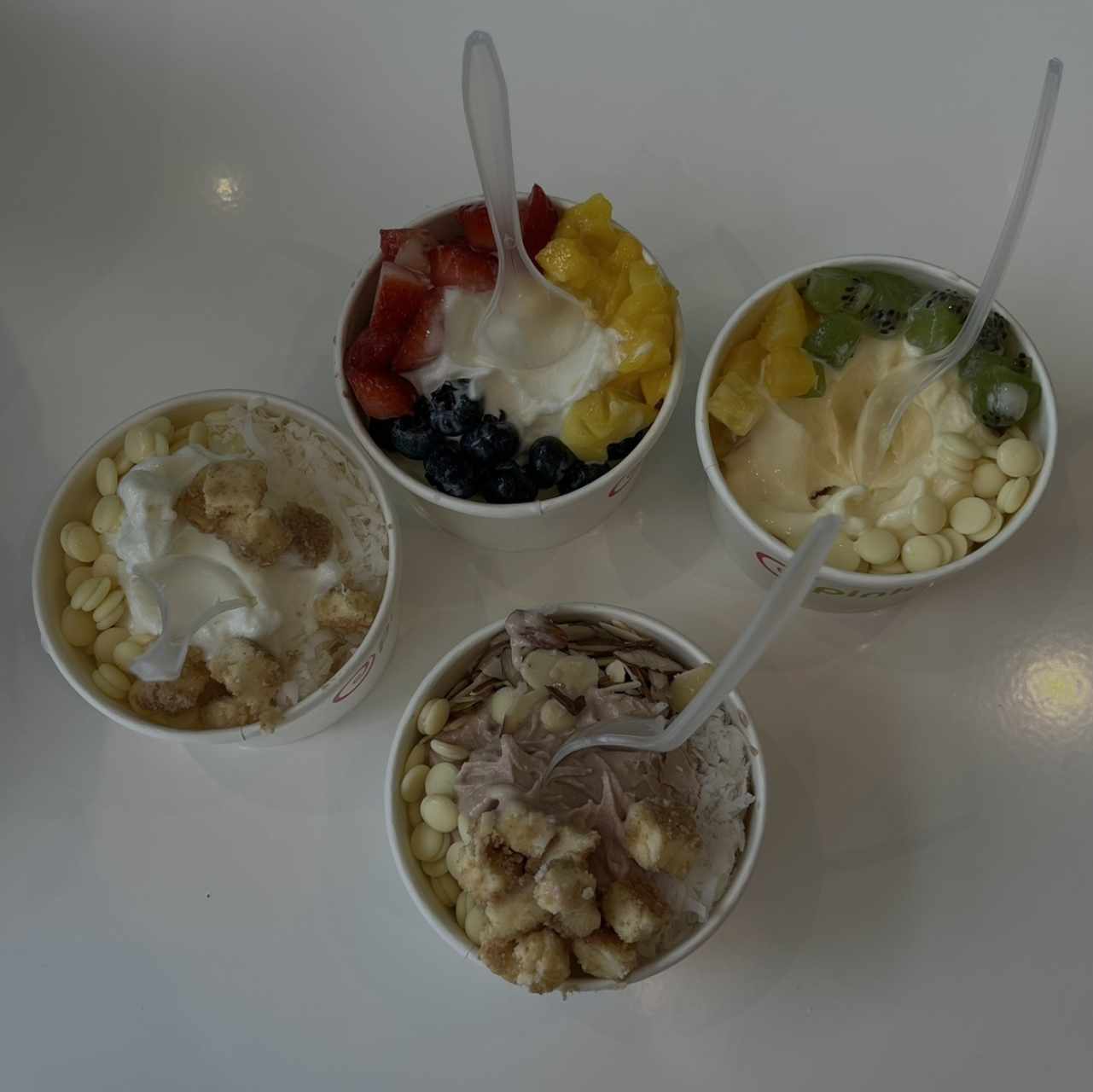 Frozen Yogurt con Toppings