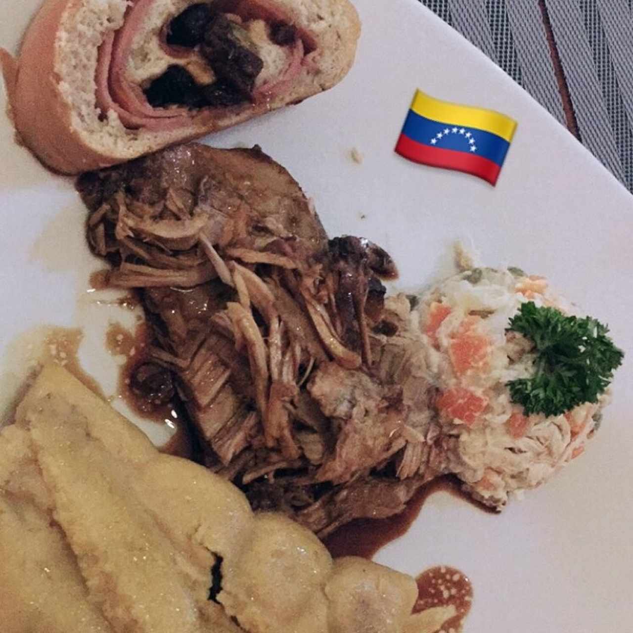 plato navideño