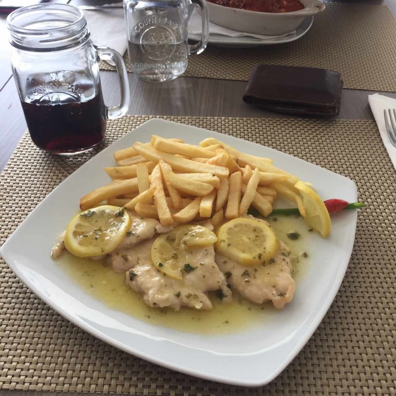 filete de pollo con limon 