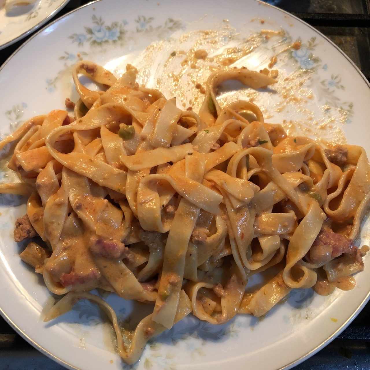 Fettuccine al Malbec y Hongo Portobello